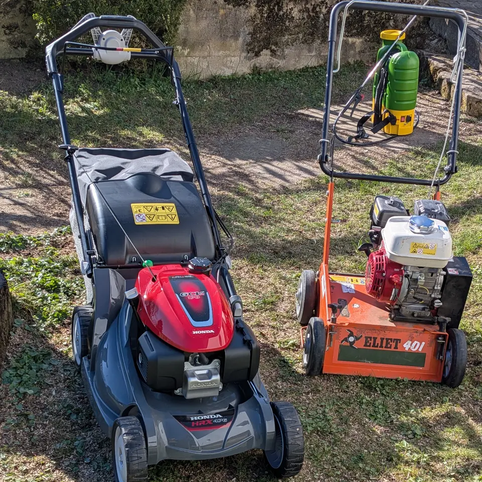 Sekačka Honda a vertikutátor Eliet 401 FOX Garden